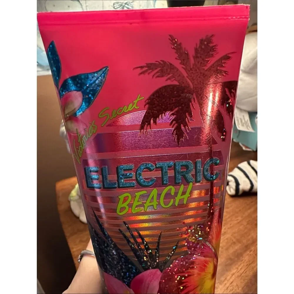 Victoria's Secret Electric Beach Fragrance Lotion - Bright Hot Pink Discontinued